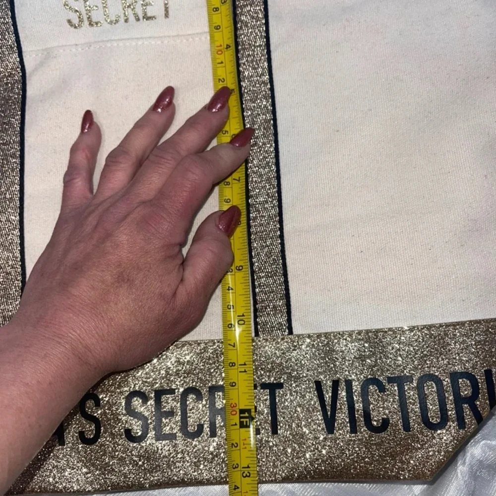 New Large canvas tote/bag Victorias Secret